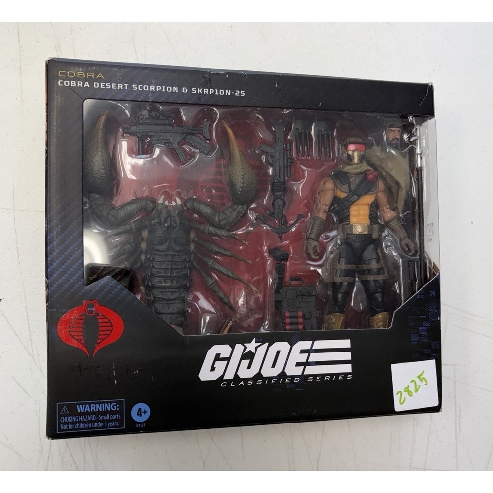 G.I. Joe Classified Series #180 Cobra Desert Scorpion & SKRP10N-25 New Bx Dmg